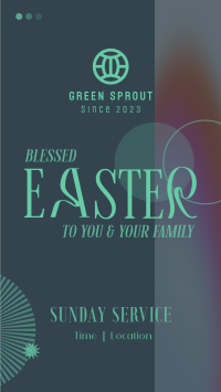 Easter Sunday Service TikTok Video Image Preview