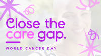 Swirls and Dots World Cancer Day Animation Design