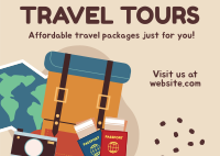 Travel Packages Postcard Image Preview