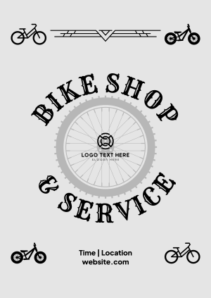 Bike Shop and Service Poster Image Preview