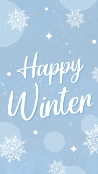 Simple Winterly Greeting Video Image Preview