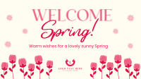 Welcome Spring Greeting Animation Preview