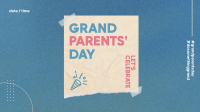Grandparent's Day Paper Facebook event cover Image Preview