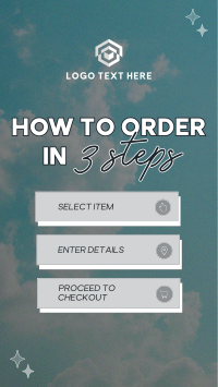 Clouds Order 3 Steps Instagram story Image Preview