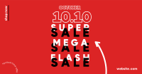 10.10 Flash Sale Facebook ad Image Preview