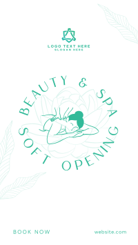 Spa Soft Opening  Instagram Story Design