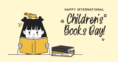 Children's Book Day Facebook Ad Image Preview