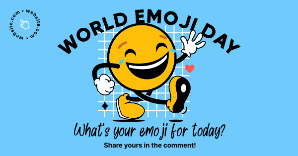 A Happy Emoji Facebook Ad Design Image Preview