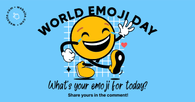 A Happy Emoji Facebook ad