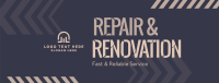 Repair & Renovation Facebook Cover Design