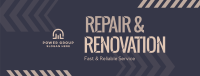Repair & Renovation Facebook cover Image Preview