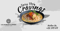 Spicy Thai Cravings Facebook Ad Design