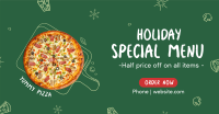 Holiday Pizza Special Facebook ad Image Preview