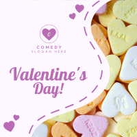 Valentines Heart Instagram Post Design