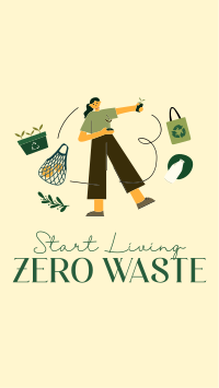 Living Zero Waste TikTok Video Image Preview