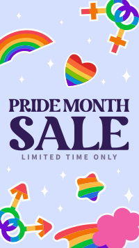 Pride Day Flash Sale Instagram Reel Design
