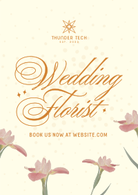 Floral Wedding Poster Image Preview