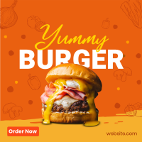 The Burger-Taker Linkedin Post Design