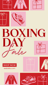 Boxing Day Super Sale Facebook Story Design