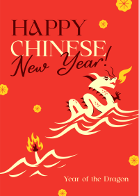 Lunar Dragon Year Flyer Image Preview