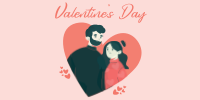 valentine couple cartoon