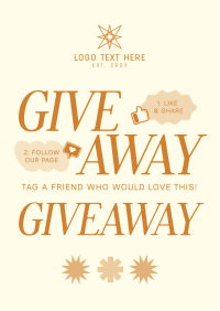 Quirky Generic Giveaway Flyer Design