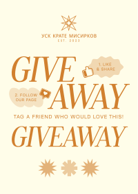 Quirky Generic Giveaway Flyer Image Preview