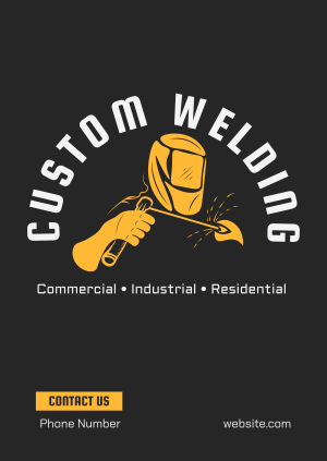 Custom Welding Works Poster Image Preview