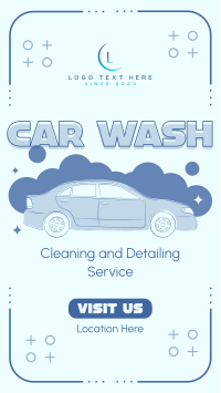 Car Cleaning and Detailing Instagram story Image Preview
