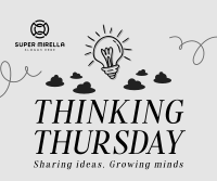 Thinking Thursday Ideas Facebook Post Design