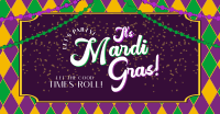Mardi Gras Party Facebook ad Image Preview