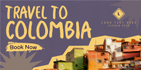 Travel to Colombia Paper Cutouts Twitter post Image Preview