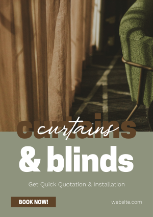 Curtains & Blinds Business Flyer Image Preview