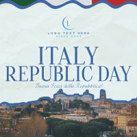 Elegant Italy Republic Day Instagram Post Design