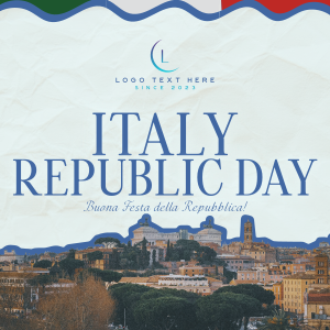Elegant Italy Republic Day Instagram post Image Preview
