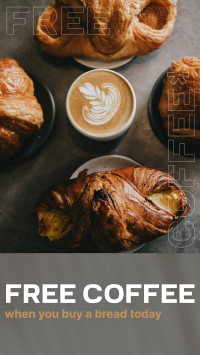 Bread and Coffee Facebook Story Design