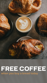 Bread and Coffee Facebook Story Image Preview