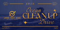Y2K Ocean Clean Up Twitter Post Design