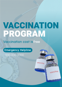 Vaccine Bottles Immunity Flyer Image Preview