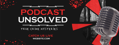 Unsolved Crime Cases Facebook cover Image Preview