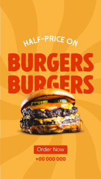 All Hale King Burger Facebook Story Design