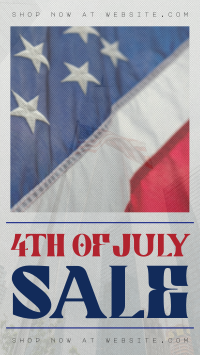 Minimalist 4th of July Sale Facebook story Image Preview