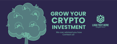 Cryptocurrency Tree Facebook cover Image Preview