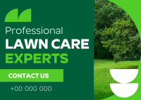 Expert Lawn Care Professional Postcard Image Preview