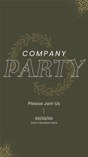 Company Party Facebook story