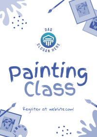 Quirky Painting Class Flyer Image Preview