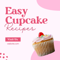 Easy Cupcake Recipes Instagram post Image Preview