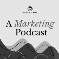 Marketing Professional Podcast Linkedin Post Design