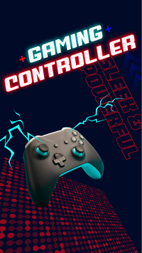 Sleek Gaming Controller Video Image Preview