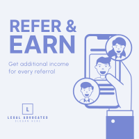 Refer and Earn Instagram post Image Preview